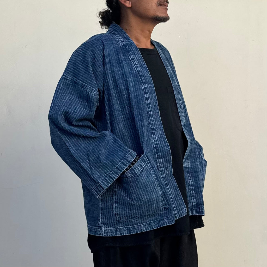Yukata Striped Indigo Jacket