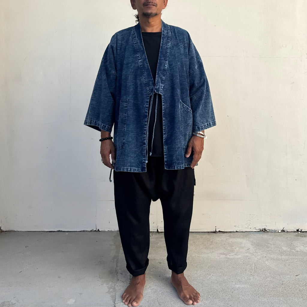 Stonewashed Denim Kimono