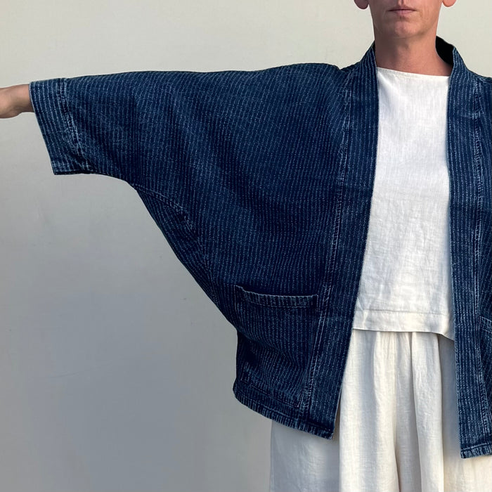 Batwing Denim Kimono
