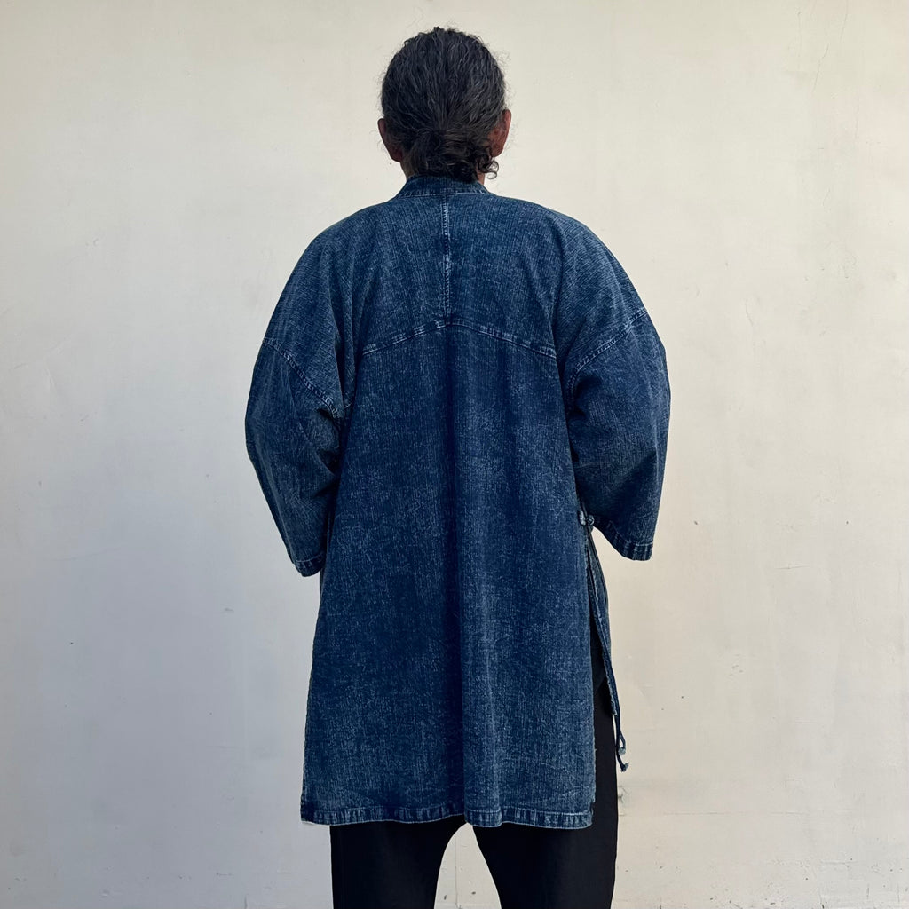 Stonewashed Denim Kimono