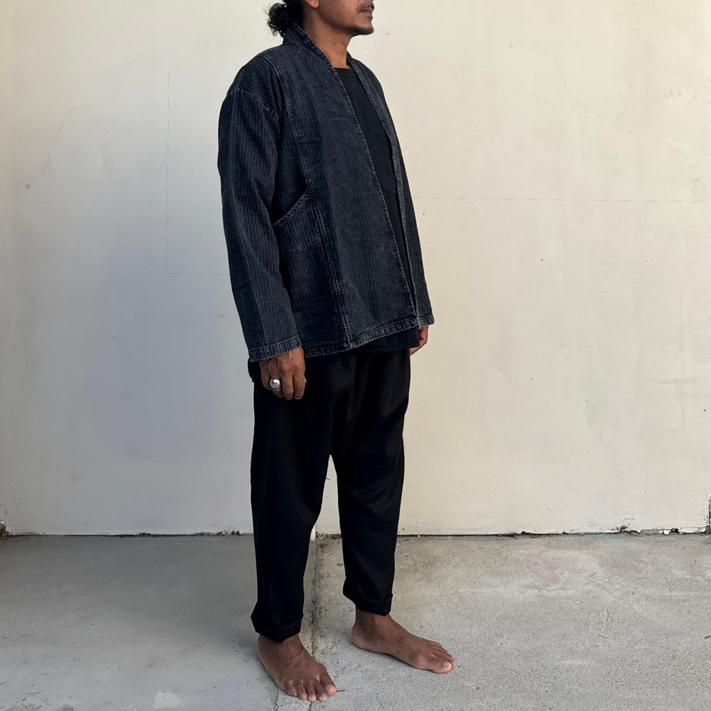 Yukata Striped Black Jacket