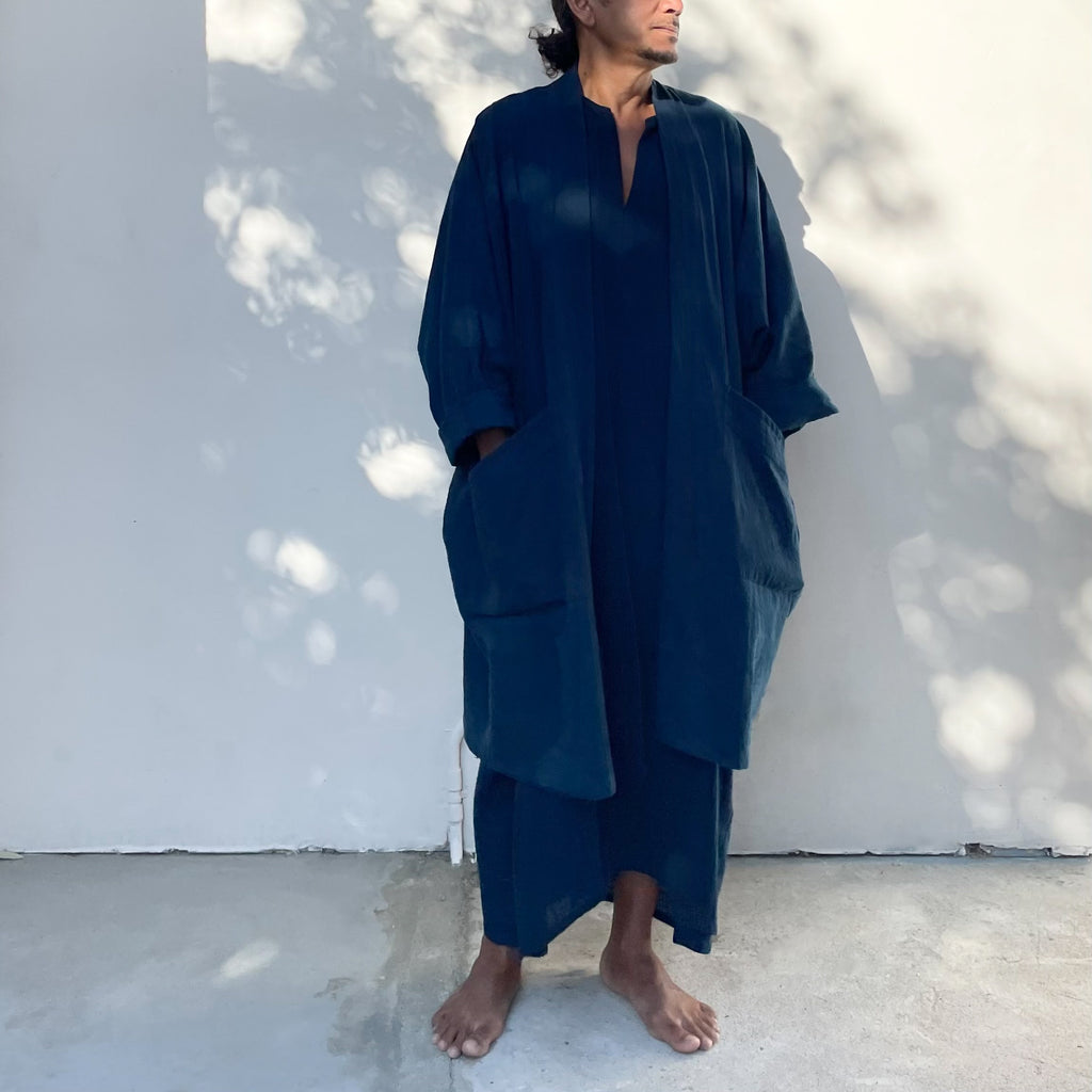 Kabak Kimono Dark Indigo