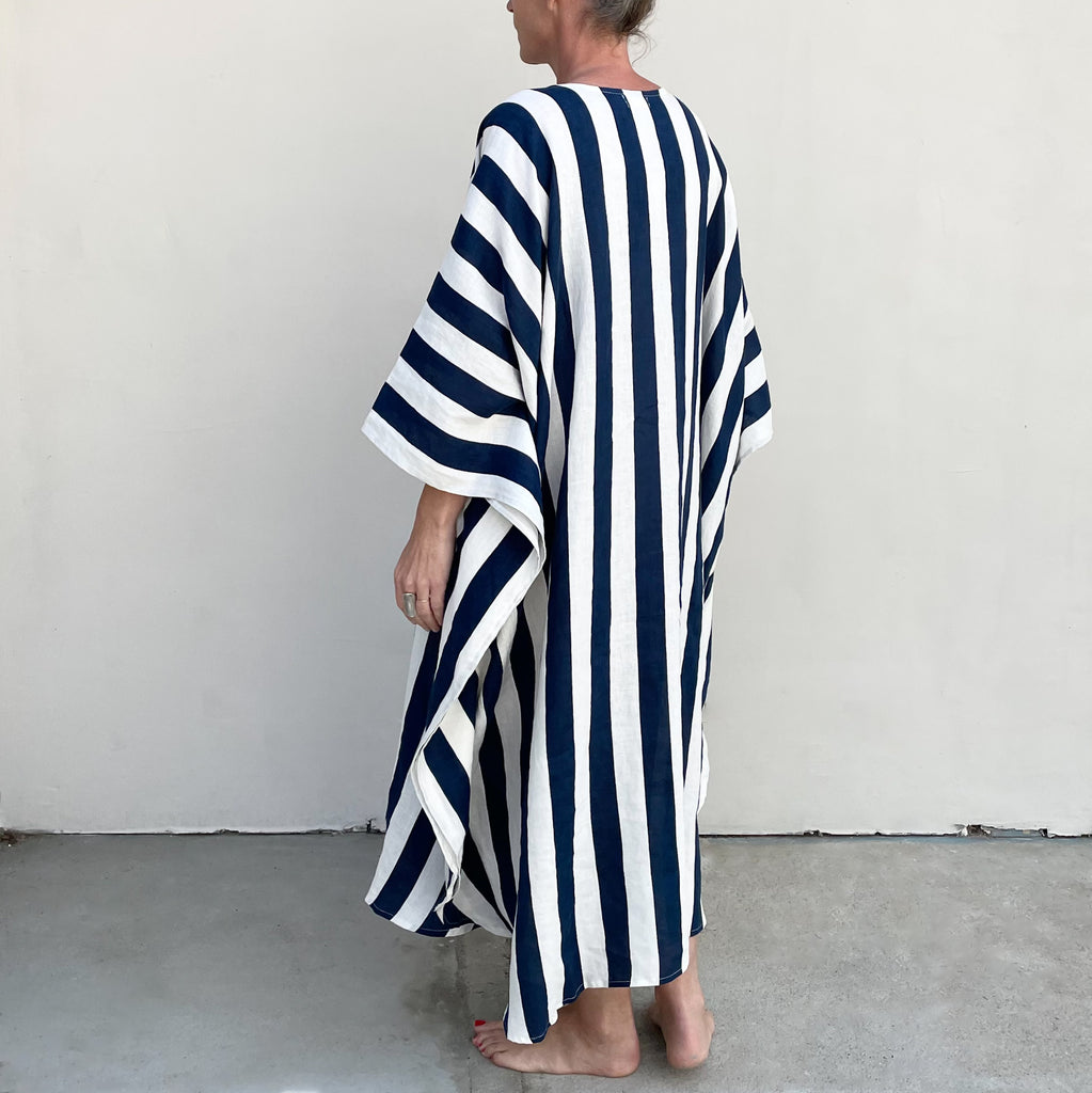 Mawella Indigo Wide Stripes