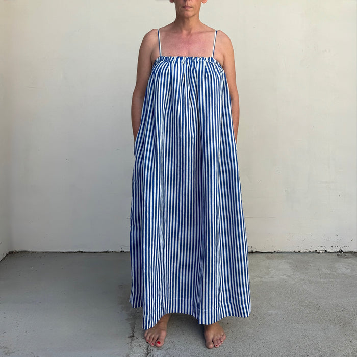 ATLAS KAFTAN - COBALT BLUE STRIPE