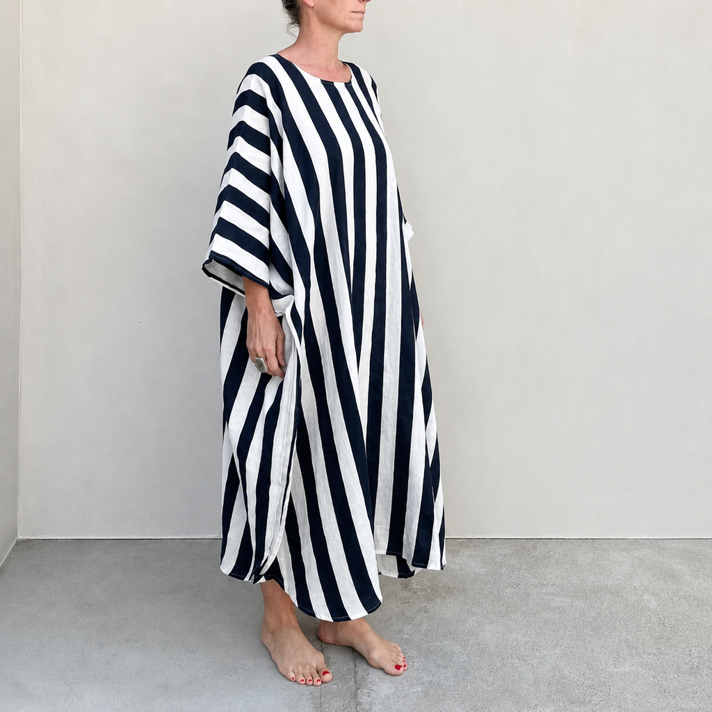 Mawella Indigo Wide Stripes