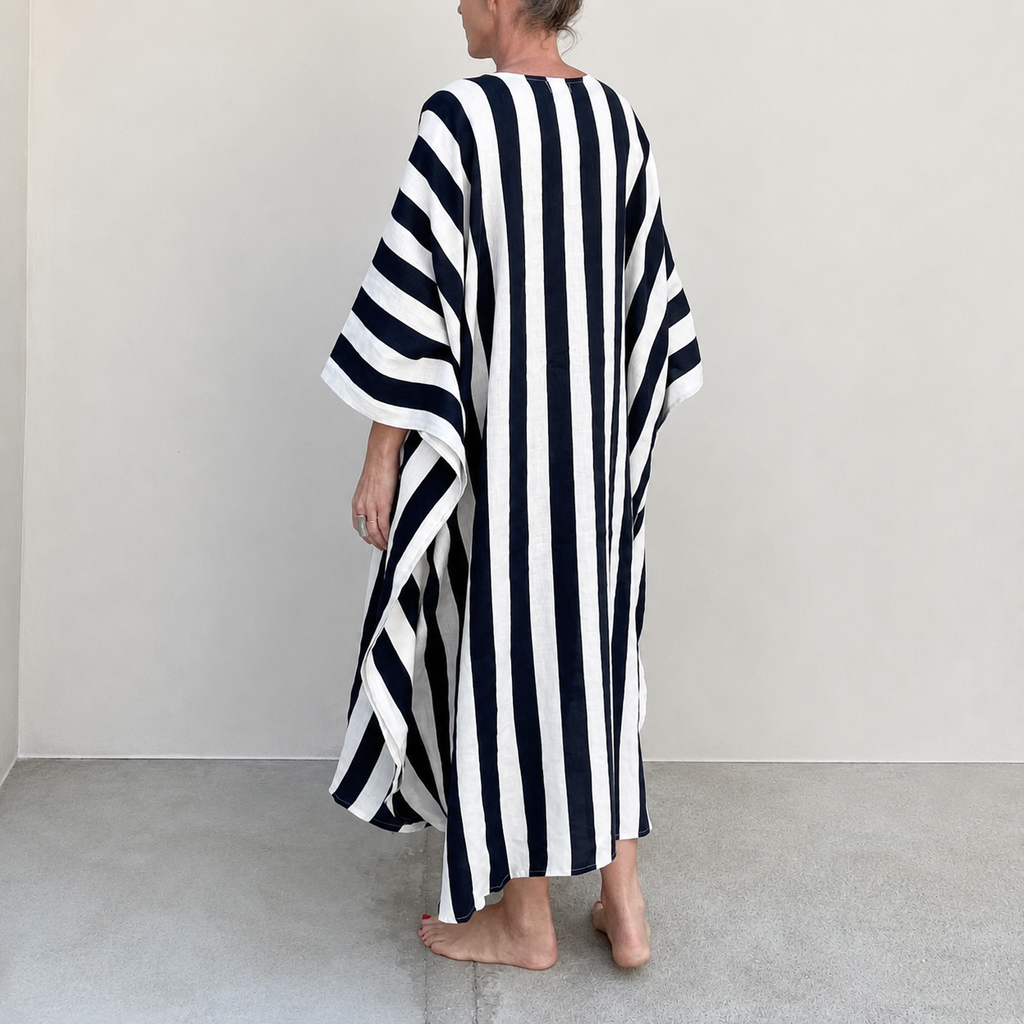 Mawella Indigo Wide Stripes