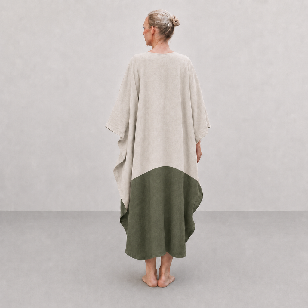 Mawella Two Tone Oatmeal Khaki Green
