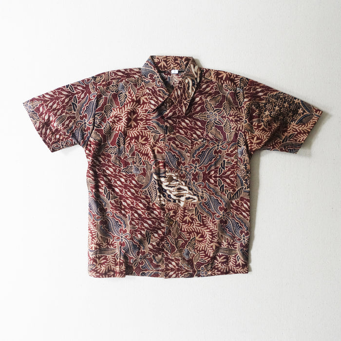 Boys Batik Shirt Auburn