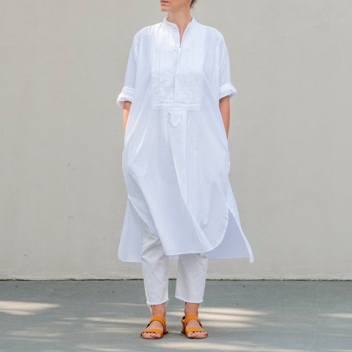 Montbéliard Shirt Pleats White