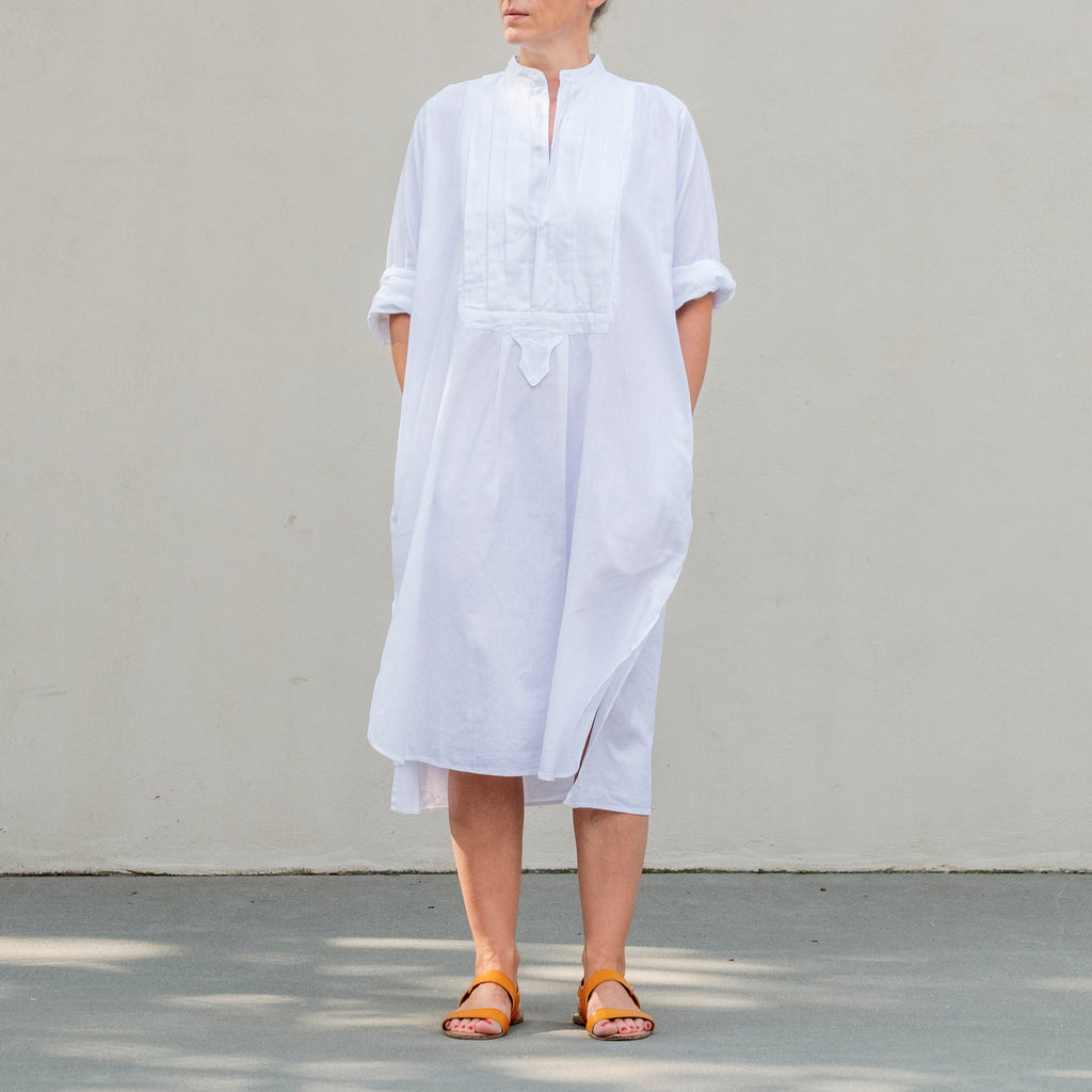 Montbéliard Shirt Pleats White