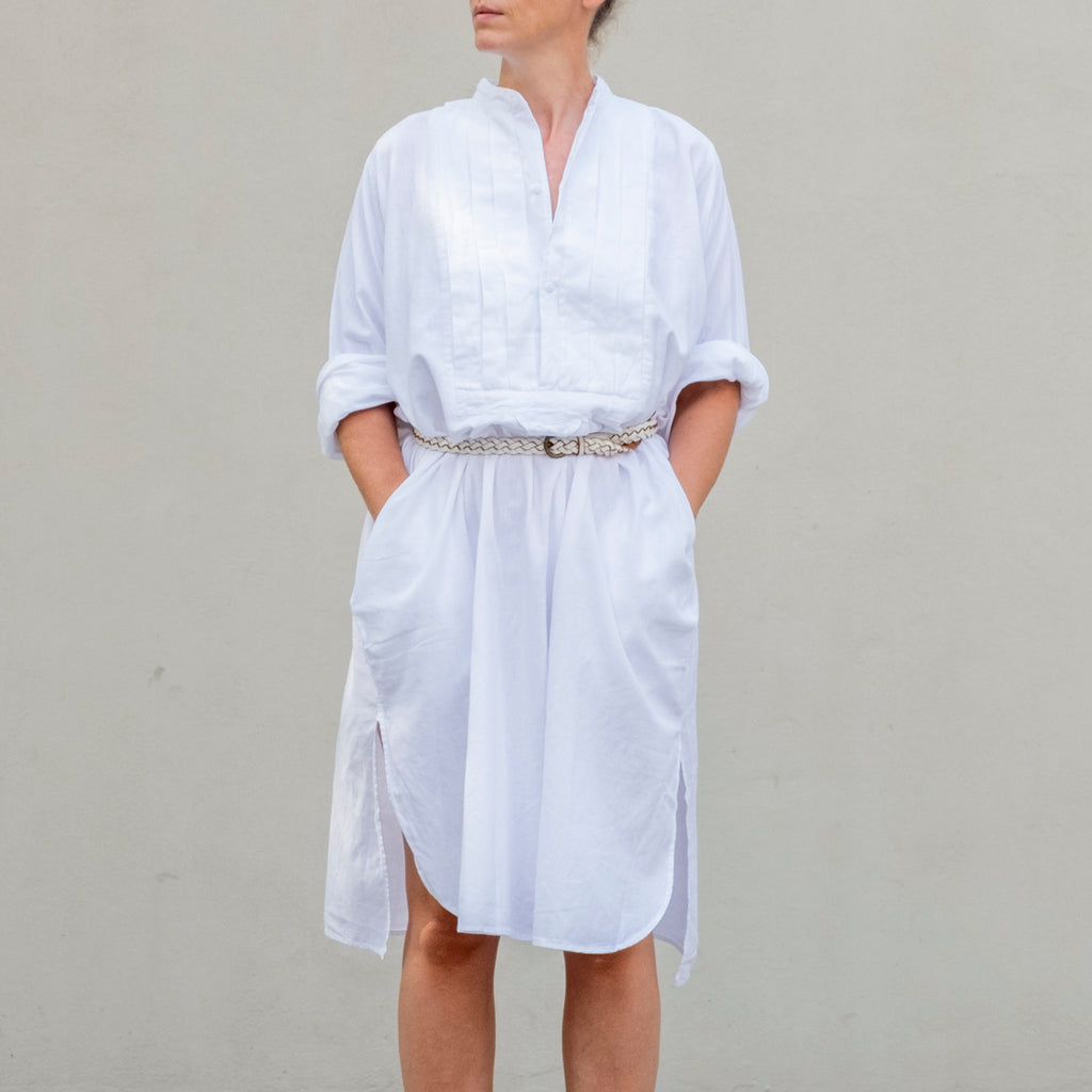 Montbéliard Shirt Pleats White