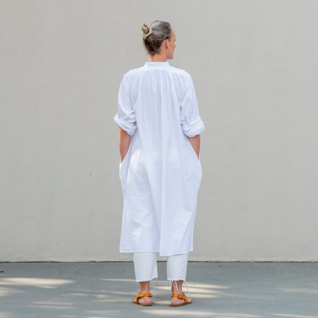 Montbéliard Shirt Pleats White
