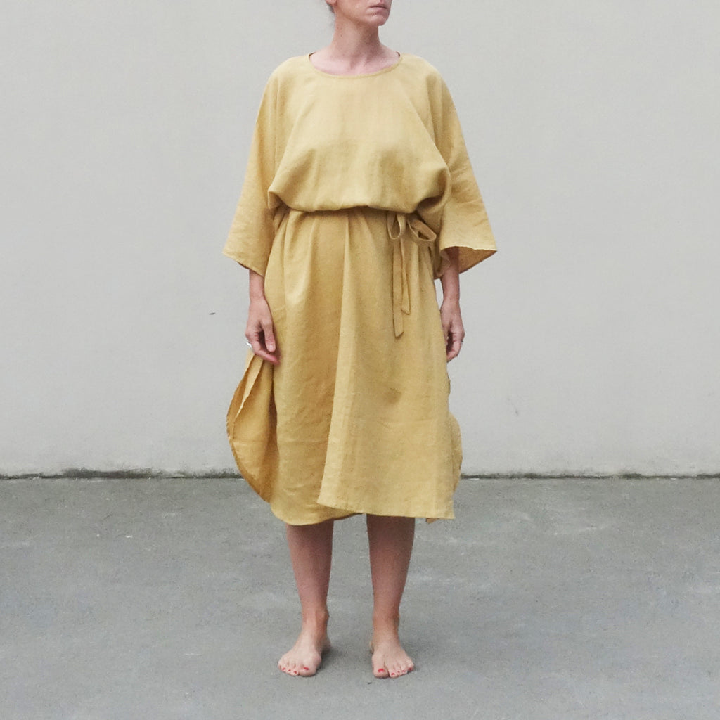 Mawella Kaftan Custard