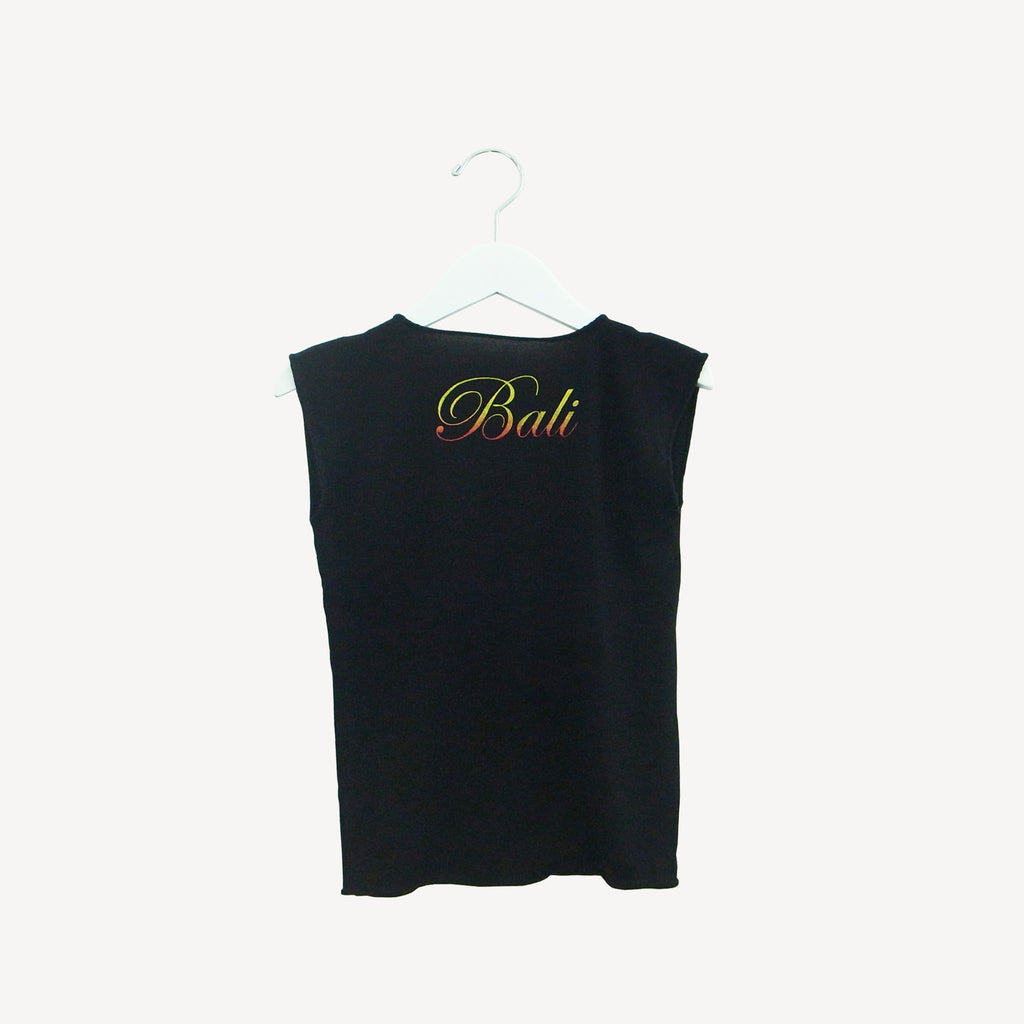 Baju bambu Bali tee black