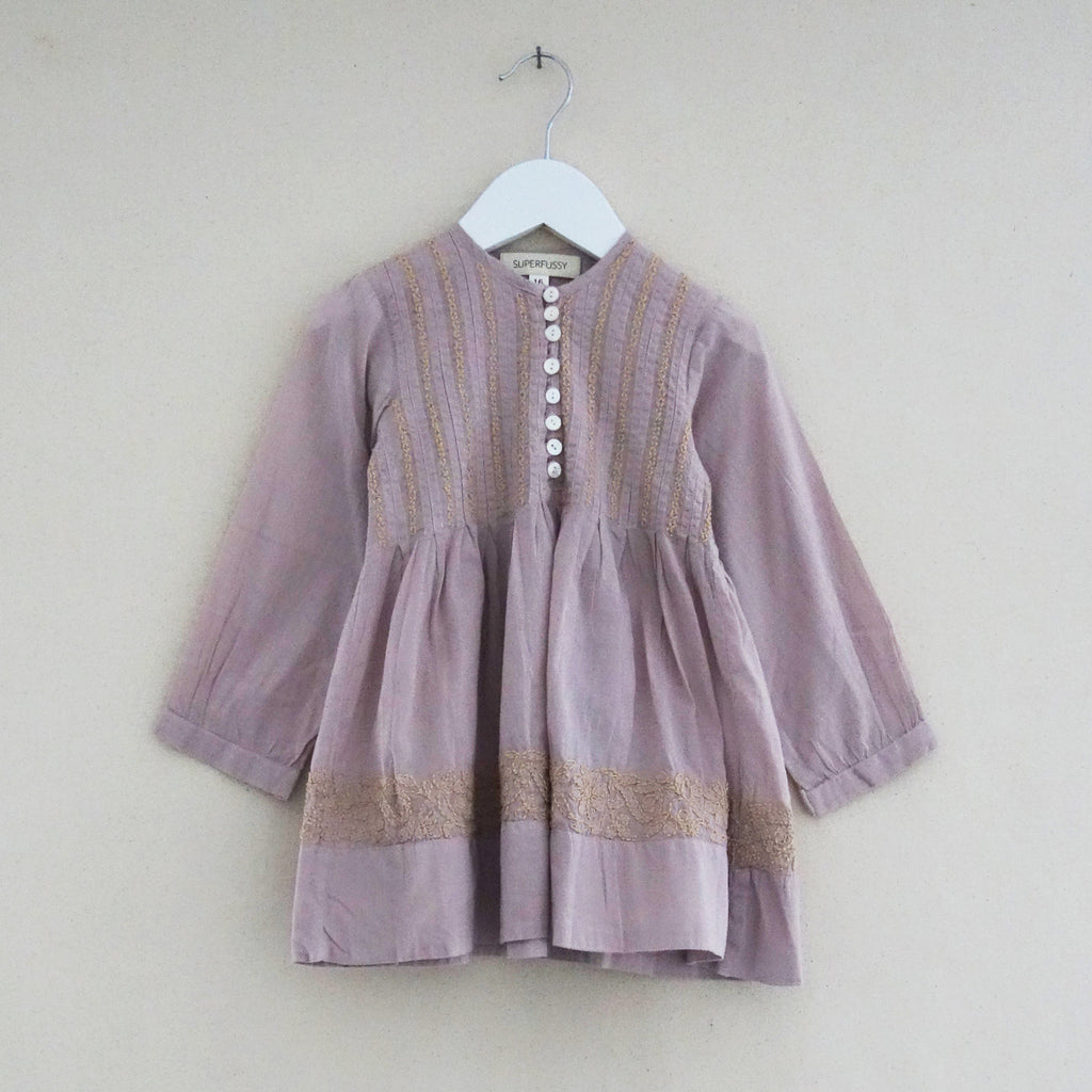 Pleated Dress Lavender