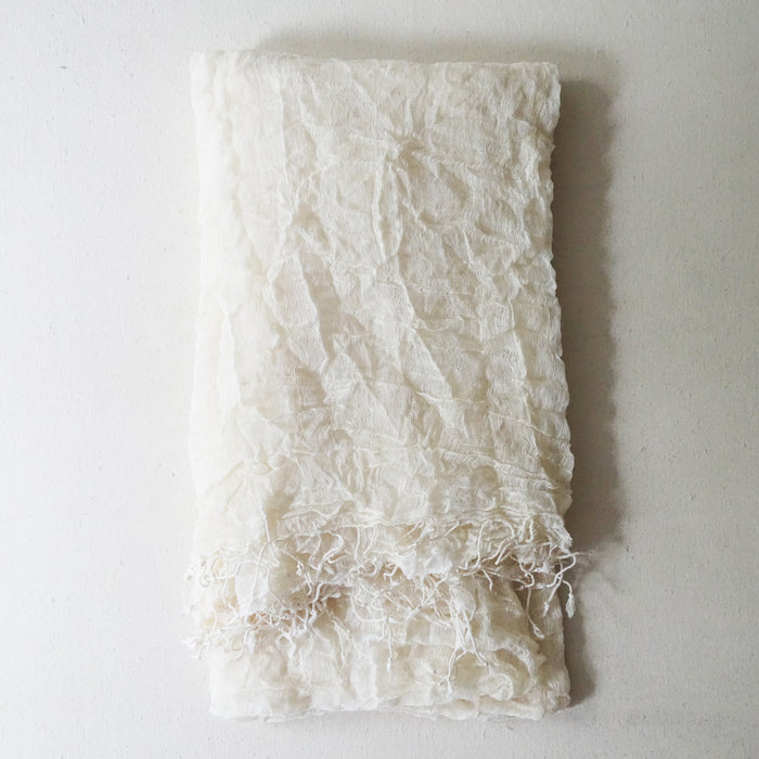 Cotton gauze scarf