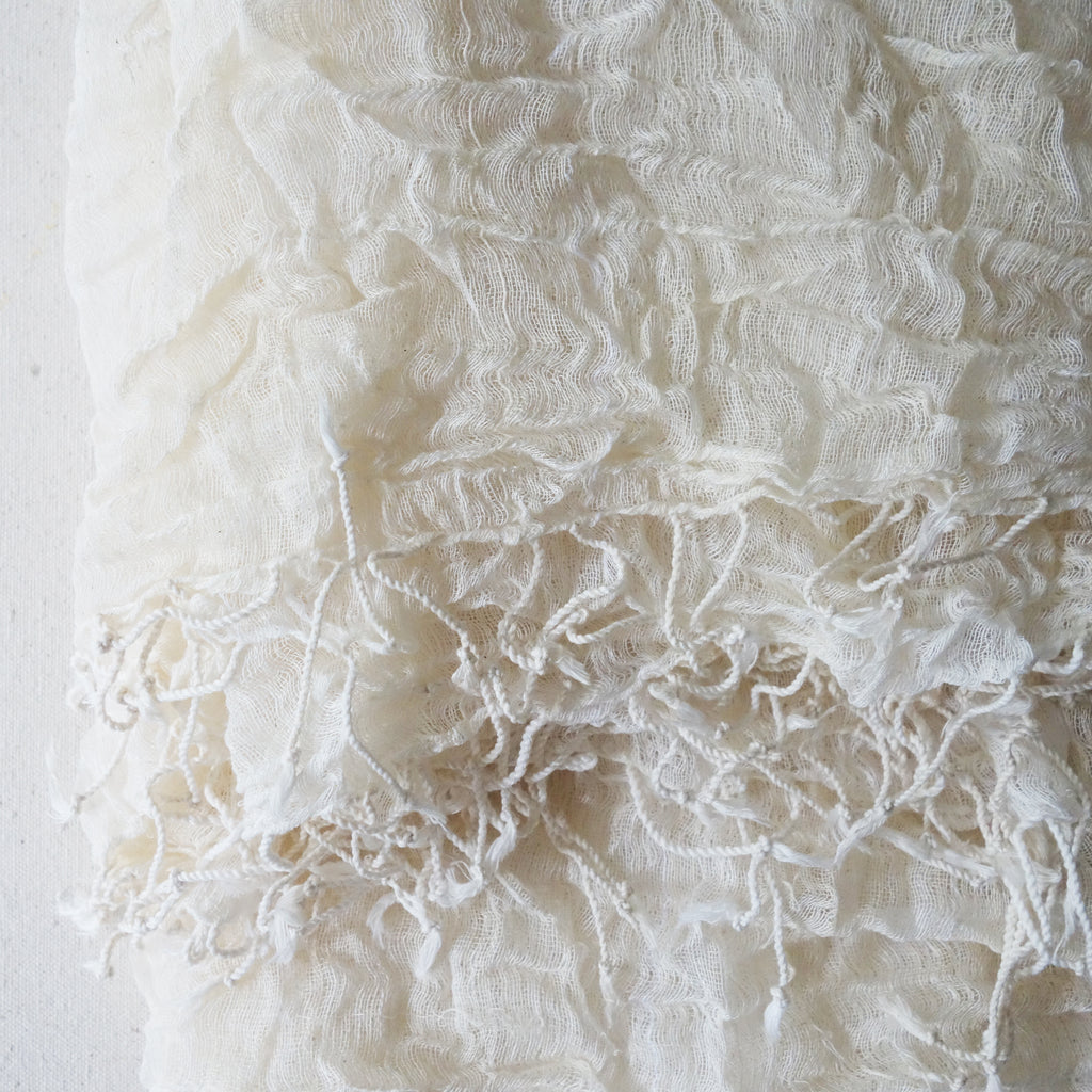 Cotton gauze scarf