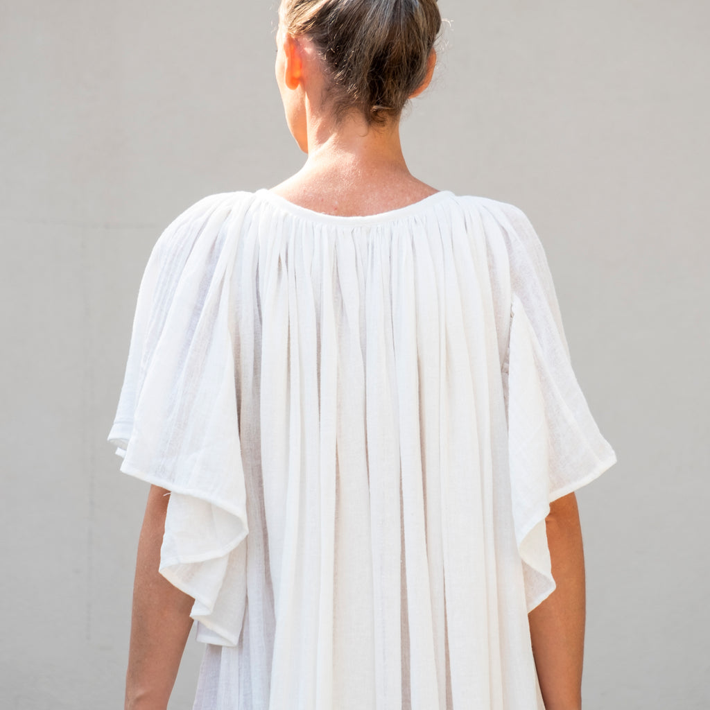 Flores Kaftan Cream