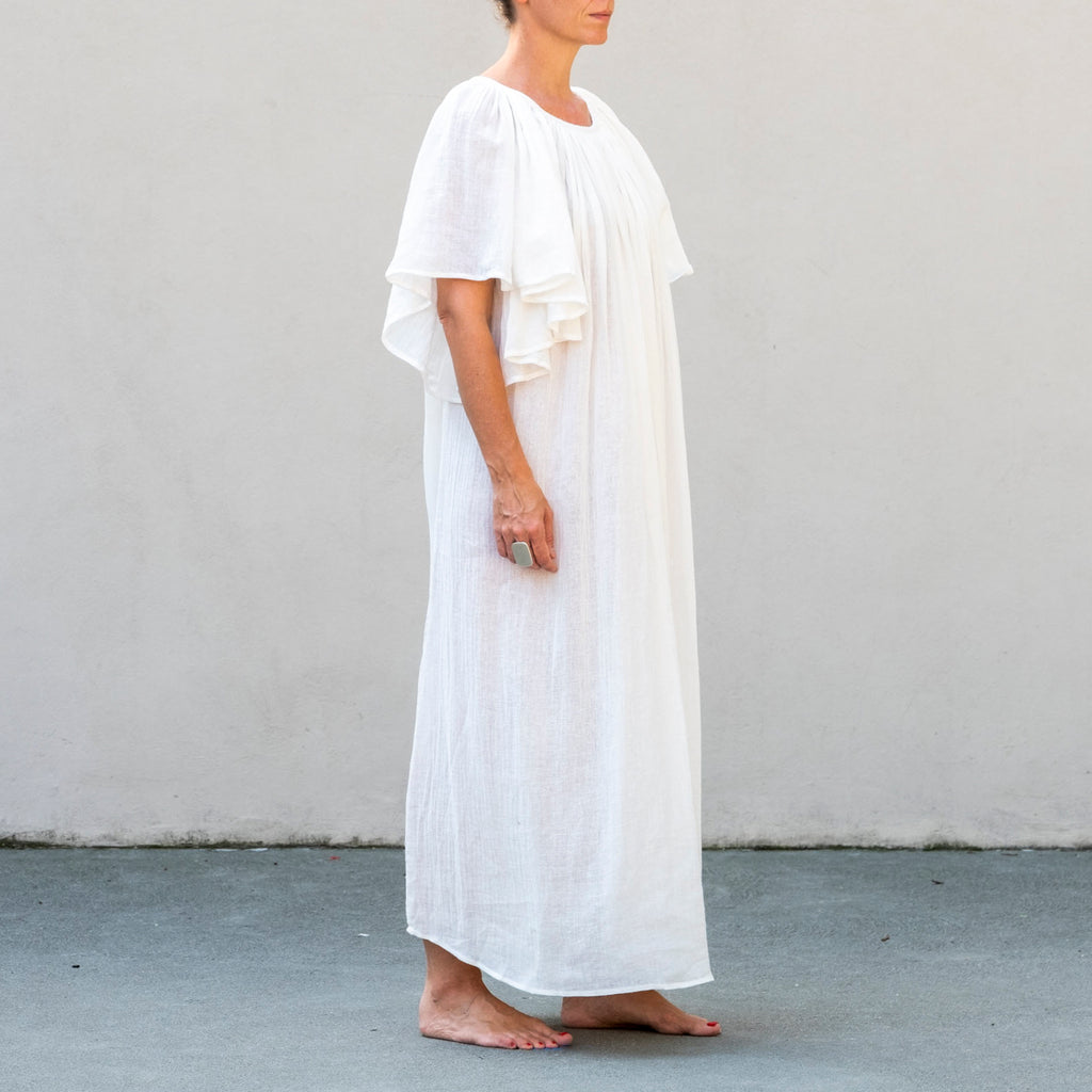 Flores Kaftan Cream