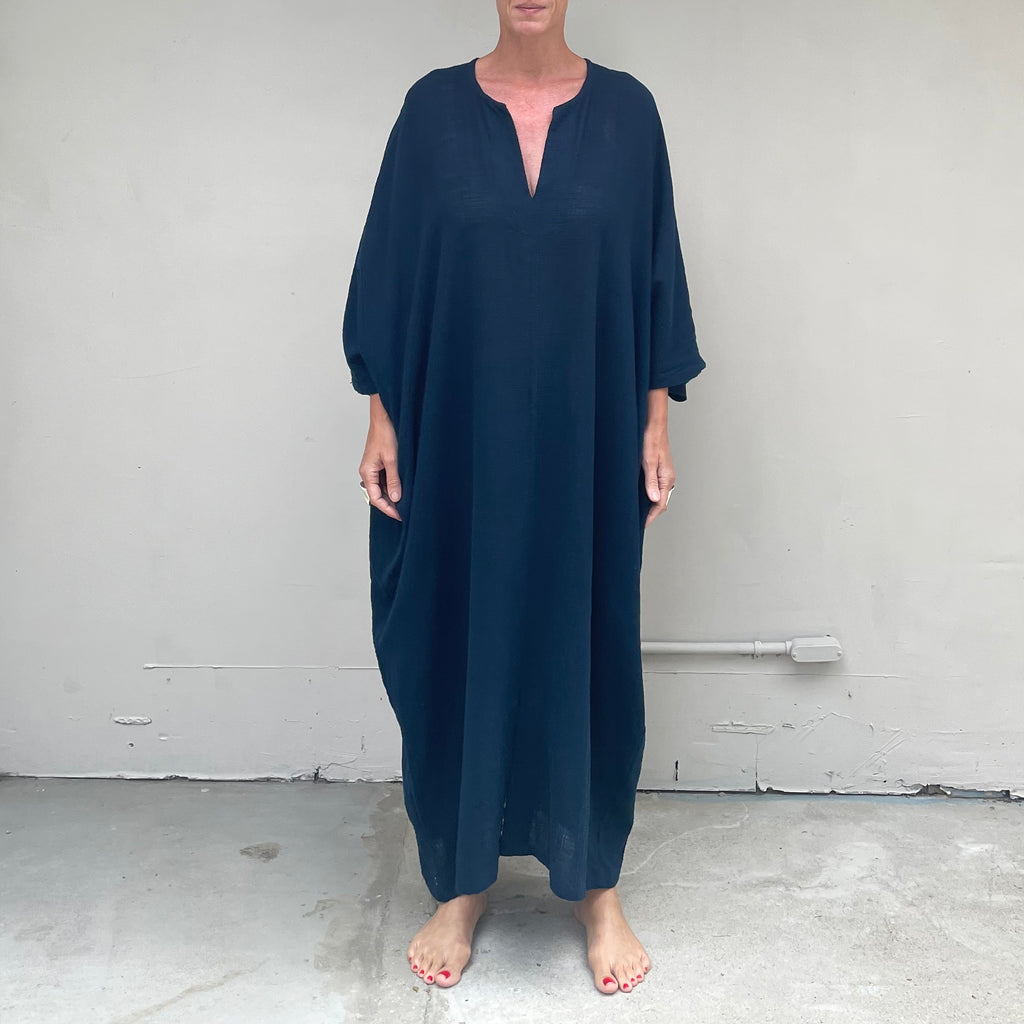 Kabak Kaftan Indigo Dark