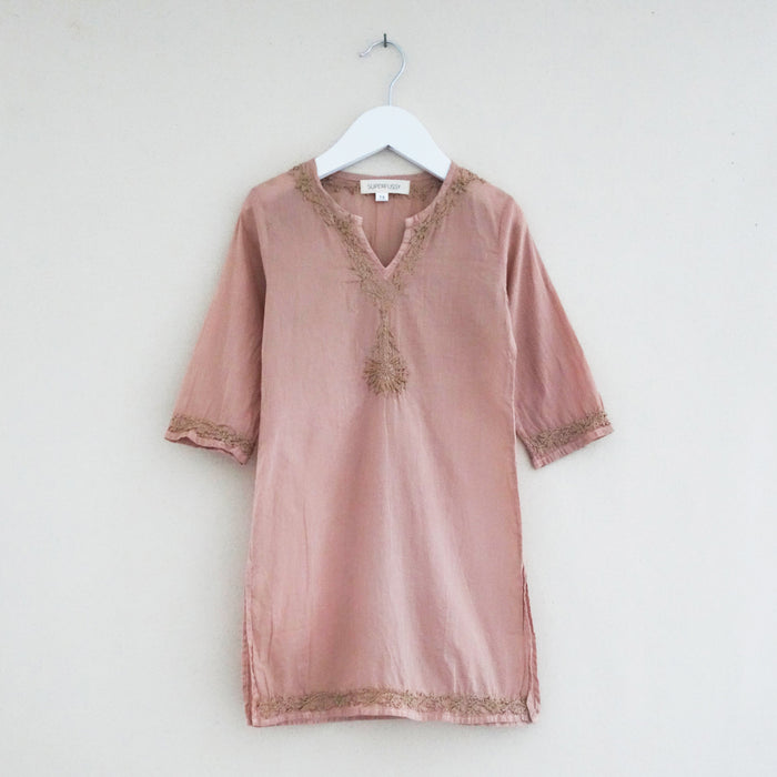 Chikan Tunic Blush