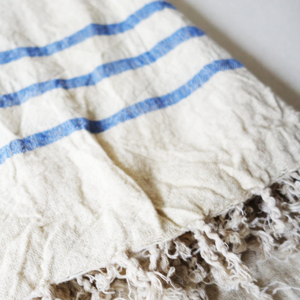 Ecru Raw Silk Scarf